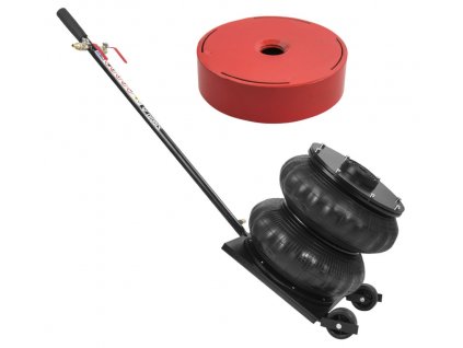 Pneumatický mechový zdvihák REDATS 8T + nadstavec 3cm na predĺženie zdviháku (1)