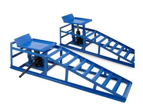 Nájazdové rampy s hydraulickým zdvihákom 2T BLUE HD15207 (1)