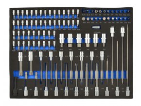 Sada nástrčných kľúčov TORX a bitov 102ks CRV (1)