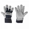 Kožené pracovné rukavice IRON BULL sivé veľ (1)
