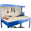 Pracovný stôl ponk do dielne 115x55x140 cm Blue HD15823 (7)
