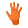 26837 7 perforovane nitrilove rukavice oranzove 5 kusov velkost m 97 69 m 7
