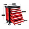 Profesionálny dielenský vozík skrinka s náradím 196ks REDATS 6 šuflíkov RedBlack (3)