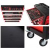 Profesionálny dielenský vozík skrinka s náradím 196ks REDATS 6 šuflíkov RedBlack (10)