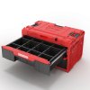 Qbrick System ONE Drawer 2 Toolbox 2.0 RED Ultra HD open1 – kópia