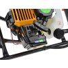 Zemní benzínový vrták 5,2 HP + vrták 25x80cm G81055