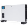 Elektrický konvektorový ohrievač 2300 W, turbo ventilátor, diaľkové ovládanie, LCD časovač, biela farba - 2