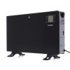 Elektrický konvektorový ohrievač s termostatom, diaľkovým ovládačom, LCD časovačom, výkonom 2000 W, čierny - 9