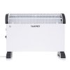 Elektrický konvektorový ohrievač s termostatom, výkon 2000 W, biela farba - 4
