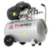 Olejový kompresor, kompresor TAGRED 3500W 100L 230V 2 piesty, separátor, oleje - 2