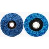 Tarcza ścierna, ściernica Dysk z włókniny, włosy murzyna 125x22mm INOX, METAL, niebieska - 5
