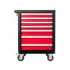 Dílenský vozík/ skříňka na nářadí - 7 šuplíků Red/Black
