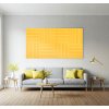 Akustický panel Equalizer 50x50cm, hrúbka 7cm, žltý (4)