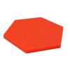Akustický panel Hexagon 50x50cm, hrubka 3cm, červený (5)