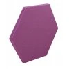 Akustický panel Hexagon 50x50cm, hrubka 3cm, fialový (12)
