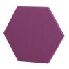 Akustický panel Hexagon 50x50cm, hrubka 3cm, fialový (3)