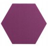 Akustický panel Hexagon 50x50cm, hrubka 3cm, fialový (8)