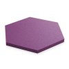 Akustický panel Hexagon 50x50cm, hrubka 3cm, fialový (2)
