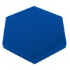 Akustický panel Hexagon 50x50cm, hrubka 3cm, modrý (2)