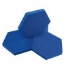 Akustický panel Hexagon 50x50cm, hrubka 3cm, modrý (5)