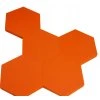 Akustický panel Hexagon 50x50cm, hrubka 3cm, oranžový (5)