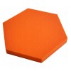 Akustický panel Hexagon 50x50cm, hrubka 3cm, oranžový (2)