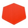 Akustický panel Hexagon 50x50cm, hrubka 5cm, červený (2)