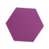 Akustický panel Hexagon 50x50cm, hrubka 5cm, fialový (6)