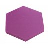 Akustický panel Hexagon 50x50cm, hrubka 5cm, fialový (7)