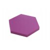 Akustický panel Hexagon 50x50cm, hrubka 5cm, fialový (4)