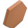 Akustický panel Hexagon 50x50cm, hrubka 5cm, hnedý (6)
