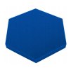Akustický panel Hexagon 50x50cm, hrubka 5cm, modrý (12)