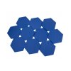 Akustický panel Hexagon 50x50cm, hrubka 5cm, modrý (13)