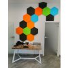 Akustický panel Hexagon 50x50cm, hrubka 5cm, oranžový (4)