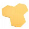 Akustický panel Hexagon 50x50cm, hrubka 5cm, žltý (20)