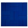 Akustický panel Obdĺžniky 50x50cm, hrúbka 3cm, modrý (15)