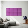 Akustický panel trapéz 50x50cm, hrúbka 5cm, fialový (5)