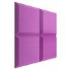 Akustický panel trapéz 50x50cm, hrúbka 5cm, fialový (9)