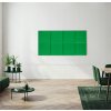 Akustický panel trapéz 50x50cm, hrúbka 5cm, tmavozelený (4)