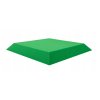 Akustický panel trapéz 50x50cm, hrúbka 5cm, tmavozelený (9)