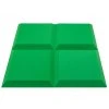 Akustický panel trapéz 50x50cm, hrúbka 5cm, tmavozelený (10)