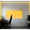 Akustický panel trapéz 50x50cm, hrúbka 5cm, žltý (2)