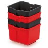 Plastové boxy 157x140x210mm BlackRed 4ks (1)