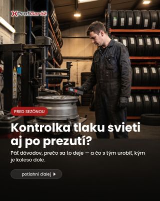 🚨 Prezuli ste auto, tlak v pneumatikách sedí… ale kontrolka TPMS stále svieti? Problém totiž nemusí byť v samotnom tlaku....