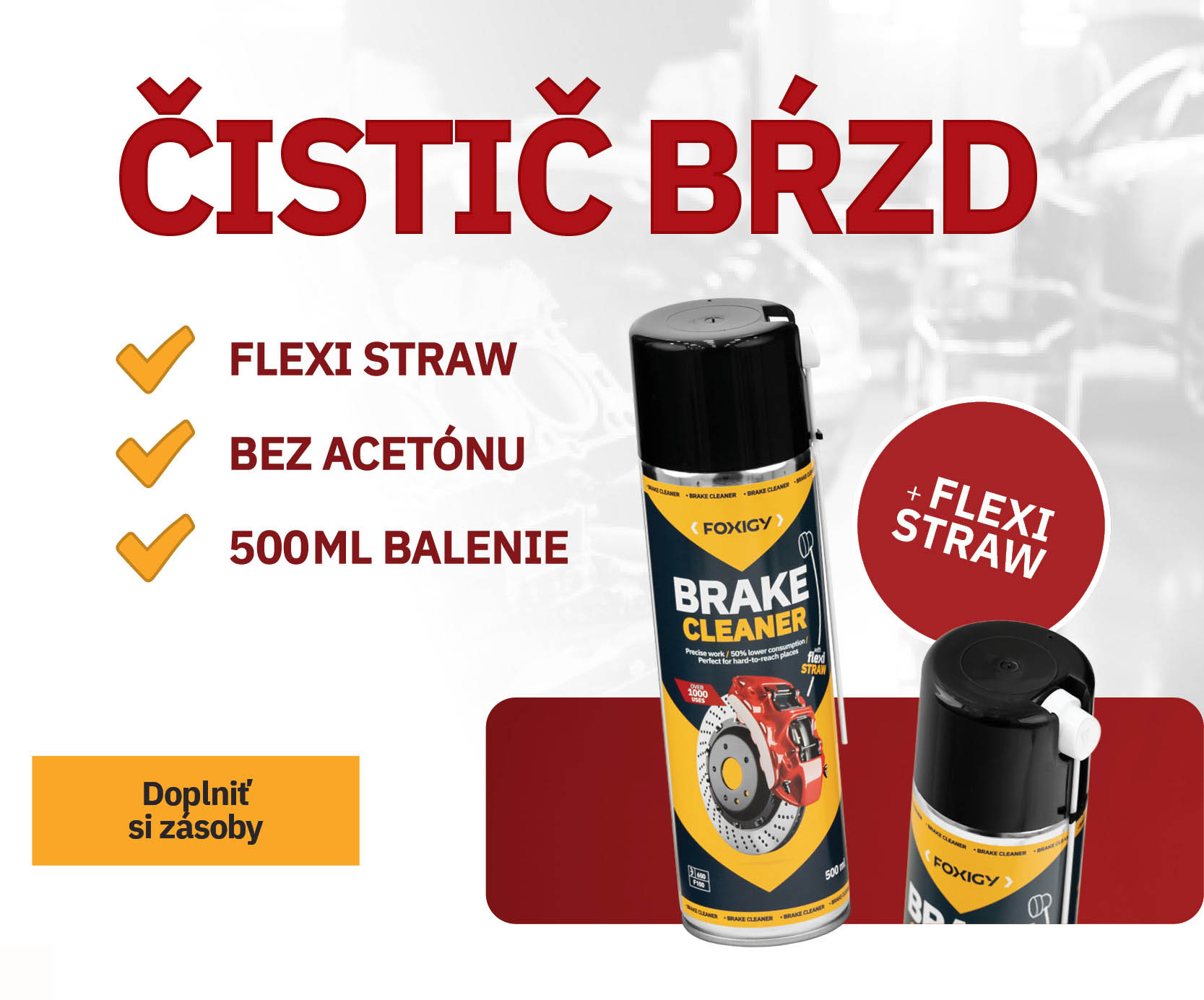 Čistič bŕzd s flexi straw