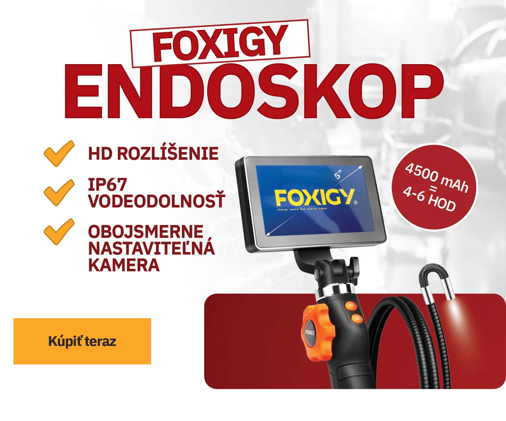 Endoskop FOXIGY