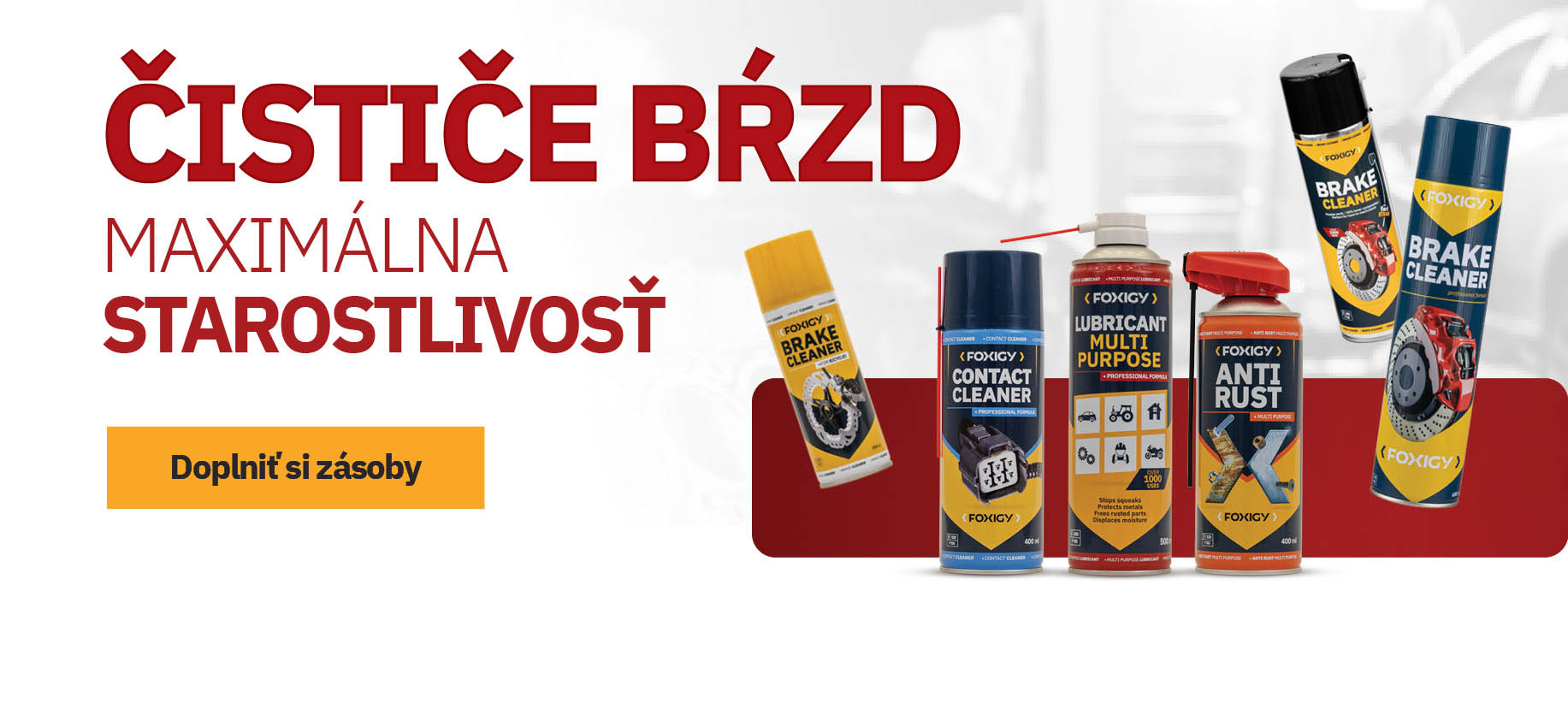 Čističe bŕzd FOXIGY