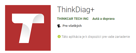 Tester diagnoză auto THINKDIAG BLUETOOTH ANDROID SCANNER 4