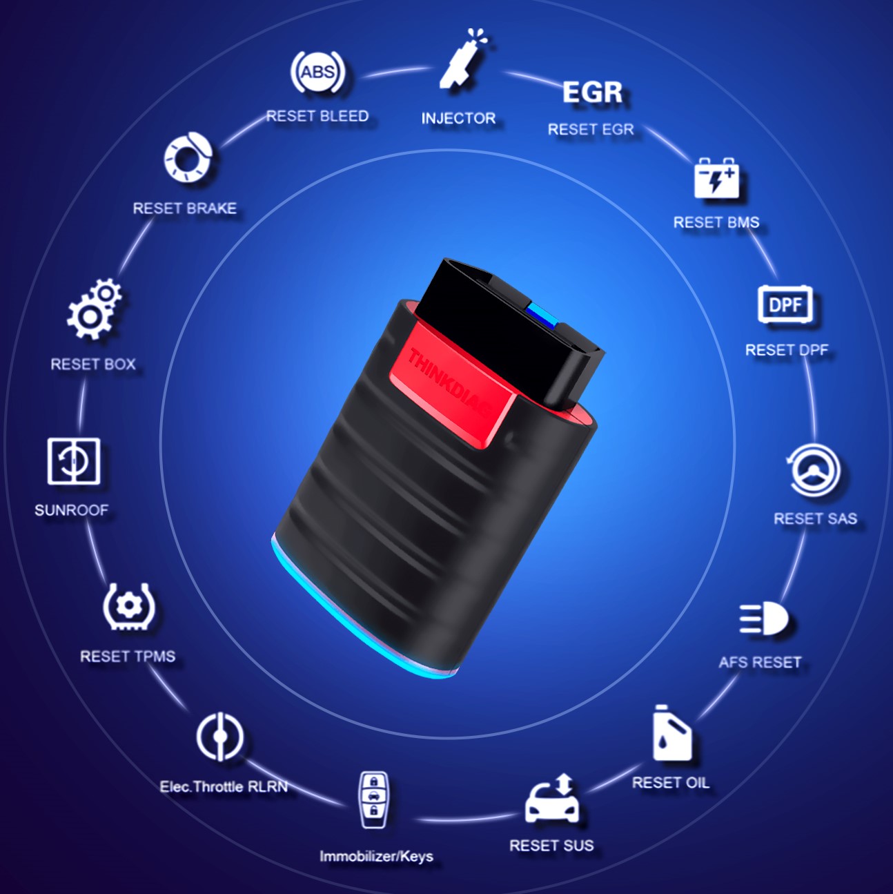 Tester diagnoză auto THINKDIAG BLUETOOTH ANDROID SCANNER 2