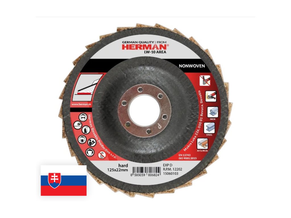 17542 2 lamelovy kotuc lw 10 area nonwoven 125mm medium